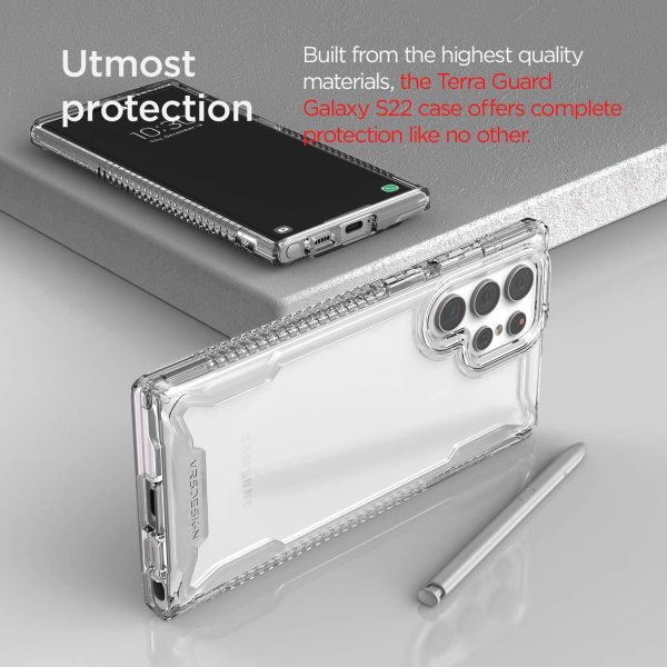 Galaxy S22 Ultra Terra Guard Crystal Case by VRS Design - Clear - Image 9