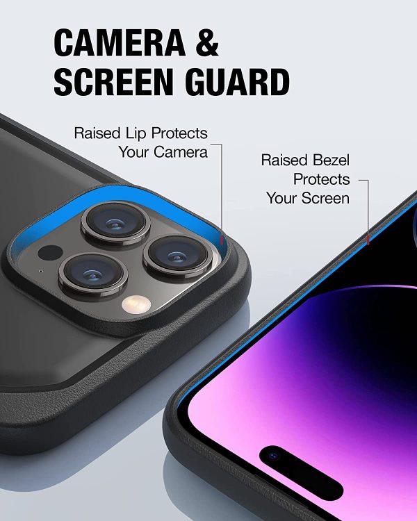 iPhone 14 Pro Max Raptic Slim Case, Military Grade 6ft Drop Protection, Shockproof, Anti-Yellowing Technology Case -  Black - Image 4