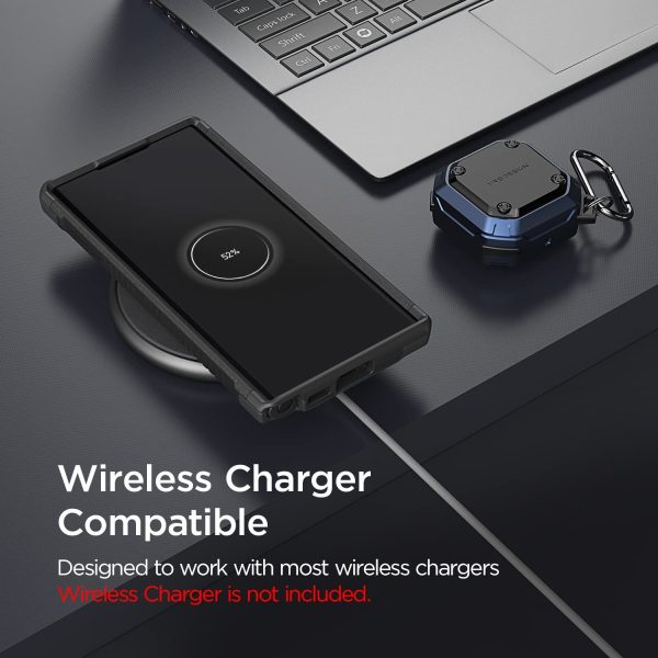 Galaxy S22 Ultra Terra Guard Rugged Dual Guard Case by VRS Design - Metal Black - Image 2