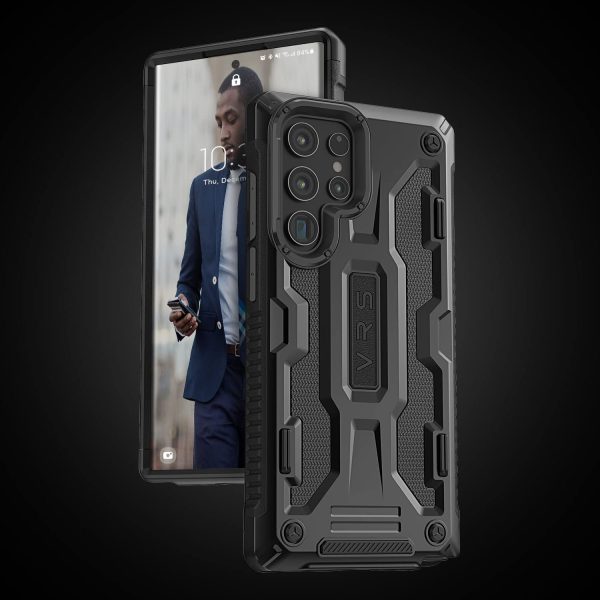 Galaxy S22 Ultra Terra Guard Rugged Dual Guard Case by VRS Design - Black - Image 5