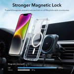 Apple iPhone 14 Plus Krystec Case with Halolock Reduced Yellowing Resistant with Shockproof Military-Grade Protection and Polycarbonate Buttons - Clear - Image 4