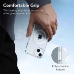 Apple iPhone 14 Plus Krystec Case with Halolock Reduced Yellowing Resistant with Shockproof Military-Grade Protection and Polycarbonate Buttons - Clear - Image 6