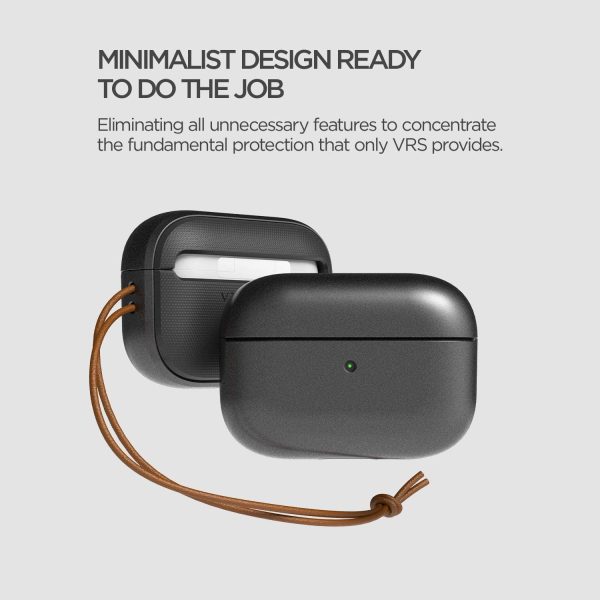 AirPods Pro 2019 Modern Case by VRS Design - Metal Black - Image 8