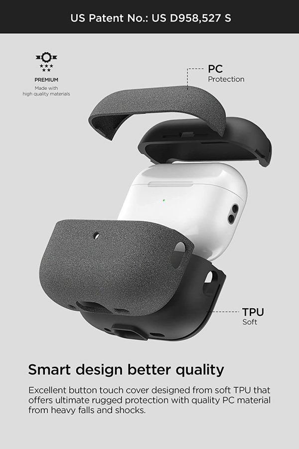 AirPods Pro 2022 Modern Case by VRS Design - Sandstone - Image 4