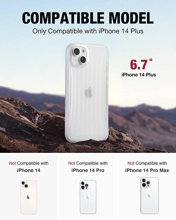 iPhone 14 Plus Raptic Clutch Case, Military Grade 10ft Drop Protection Case - Clear - Image 4