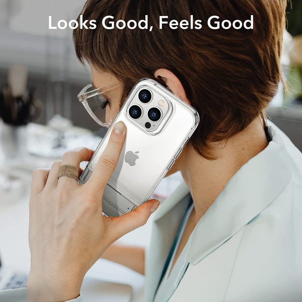 Apple iPhone 14 Pro Air Shield Boost Kickstand Case – Clear - Image 6