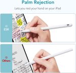 ESR Stylus Pen for iPad, Touch Screen Stylus, Tilt Sensitivity, Magnetic Attachment, Palm Rejection, Active Pen for iPad 9/8/7/6, iPad Pro 11, iPad Pro 12.9, iPad Mini 6/5, and iPad Air 5/4/3, White - Image 5
