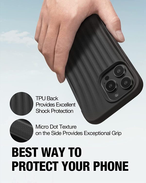 iPhone 14 Pro Max Raptic Clutch Case, Military Grade 10ft Drop Protection Case - Black - Image 3