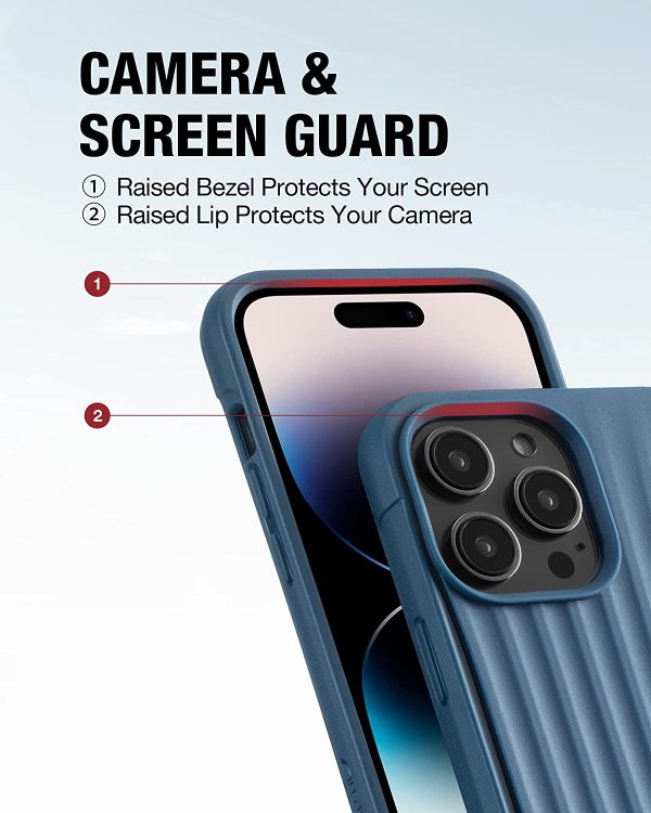 iPhone 14 Pro Raptic Clutch Case, Military Grade 10ft Drop Protection Case - Blue - Image 3