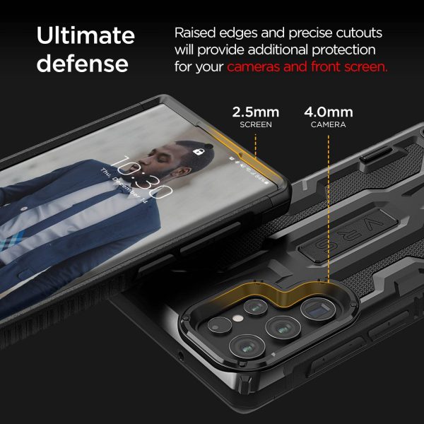 Galaxy S22 Ultra Terra Guard Rugged Dual Guard Case by VRS Design - Black - Image 7