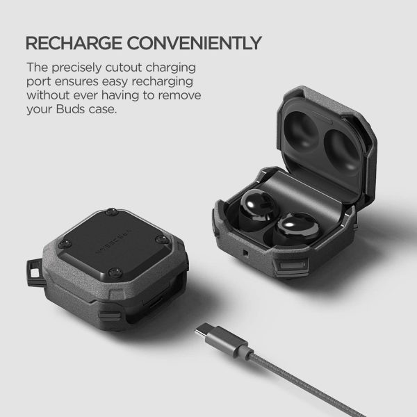 Galaxy Buds 2 Pro 2022 / Buds 2 / Buds Pro / Buds Live Active Case by VRS Design - Sandstone - Image 5