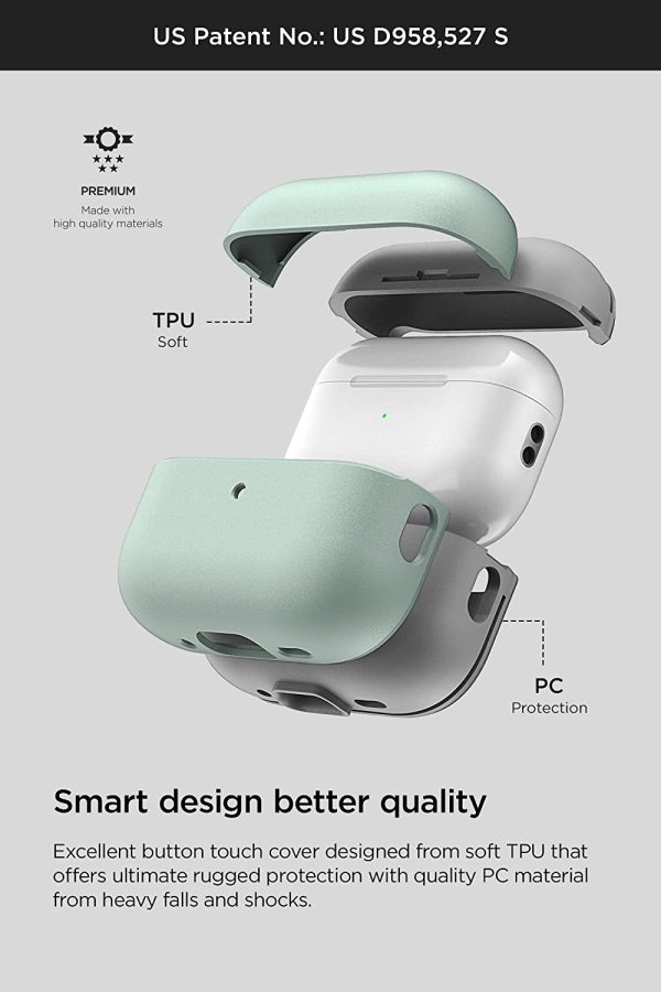 AirPods Pro 2022 Modern Case by VRS Design - Marine Green - Image 7