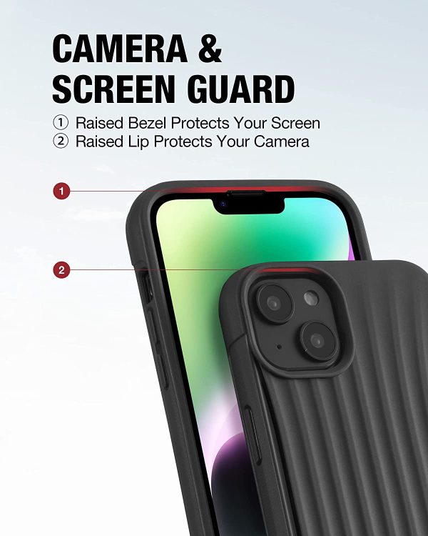 iPhone 14 Raptic Clutch Case, Military Grade 10ft Drop Protection Case - Black - Image 2