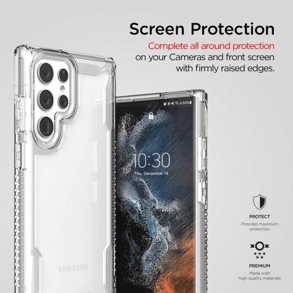 Galaxy S22 Ultra Terra Guard Crystal Case by VRS Design - Clear - Image 8