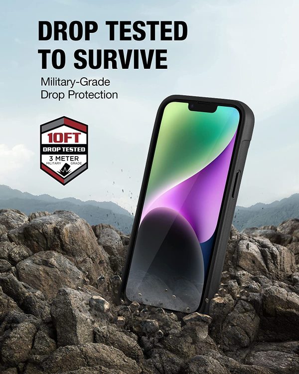 iPhone 14 Raptic Clutch Case, Military Grade 10ft Drop Protection Case - Black - Image 5