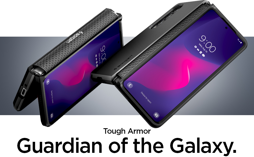 Spigen Galaxy Z Fold 4 Tough Armor Case Silver