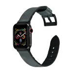 JCPAL Gentry Premium Leather Band for Apple Watch 42 / 44 / 45 / 49 mm - Midnight Green - JCP3951