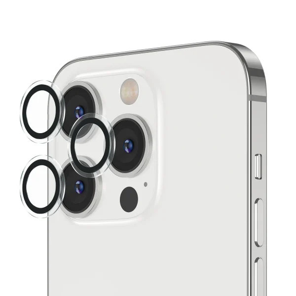 iPhone-14-Pro-Max-Tempered-Glass-Lens-Protectors-1 Apple iPhone 14 Pro Max / 14 Pro Camera Lens HD Protector 3 PACK by ESR - Clear - Image 2