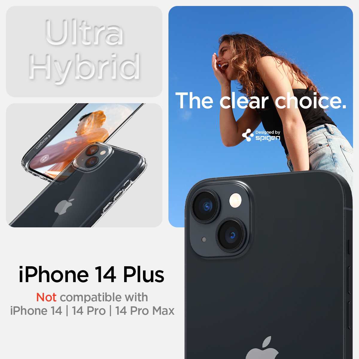 Spigen Ultra Hybrid Case do iPhone 11 - Transparent 