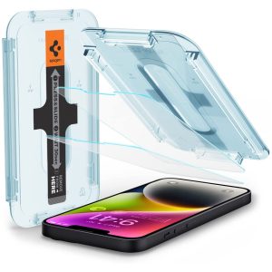 Apple iPhone 14 / 13 Pro / 13 EZ Fit Screen Protector Case Friendly by Spigen - 2 PACK - AGL03385