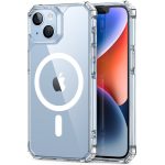 Apple iPhone 14 Plus Air Armor Rugged TPU Case with Halolock Magnetic Ring for MagSafe Enabled Charging - Clear