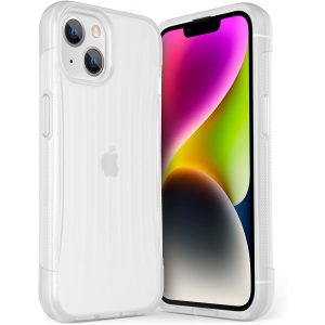 iPhone 14 Plus Raptic Clutch Case, Military Grade 10ft Drop Protection Case - Clear