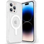 iPhone 14 Pro Raptic Clutch Magsafe Case, Military Grade 10ft Drop Protection Case - Clear