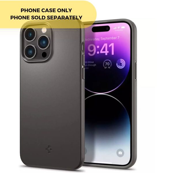 Apple iPhone 14 Pro Max Thin Fit Slim Case by Spigen - ACS04767 - Gunmetal - Image 1