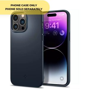 Apple iPhone 14 Pro Max Thin Fit Slim Case by Spigen - ACS04768 - Metal Slate
