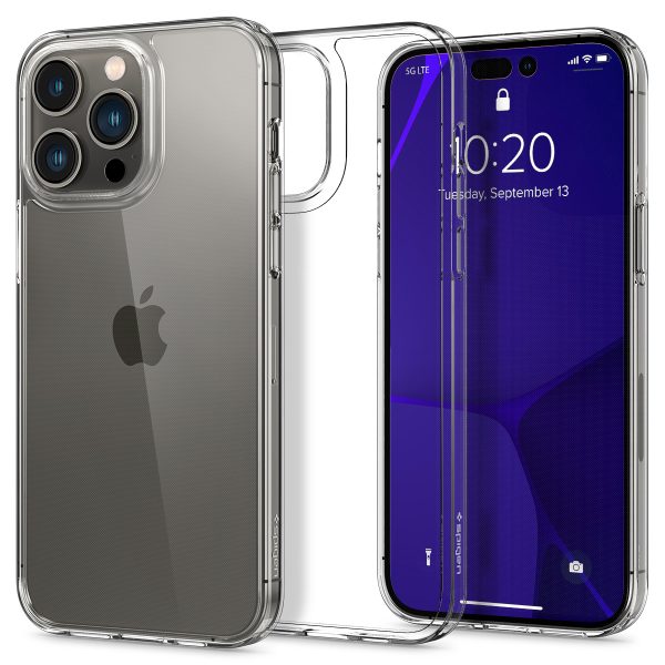 title_iphone_67p_air_skin_hybrid Apple iPhone 14 Pro Air Skin Hybrid Ultra Light TPU + PC Case by Spigen - ACS04952 - Crystal Clear - Image 1