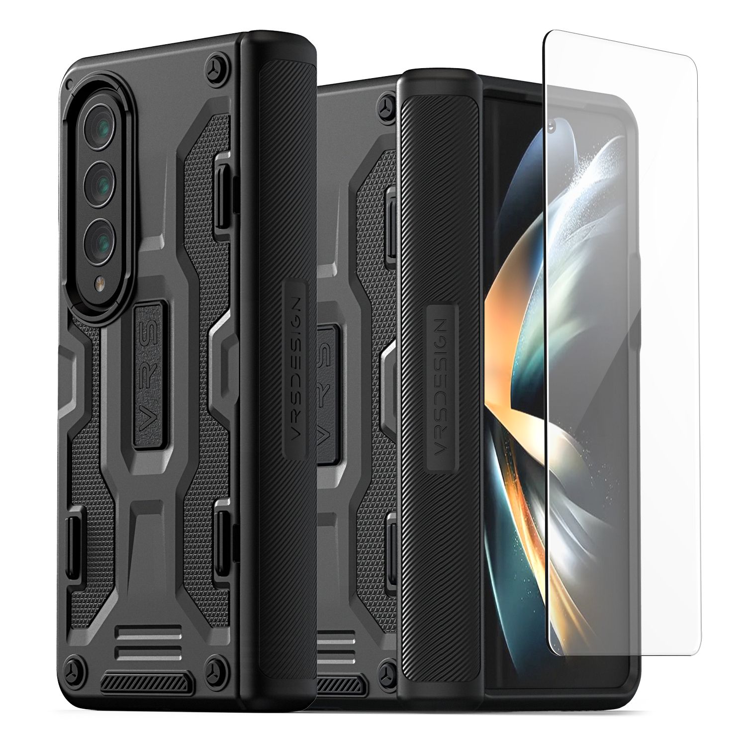 Galaxy Z Fold 4 Case, Premium PC Case for Samsung Z Fold 4, [Hinge