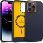 iPhone 14 Pro NanoPop Mag Dual tone Liquid Silicone Case by Caseology Magsafe Enabled - Blueberry Navy - ACS05013
