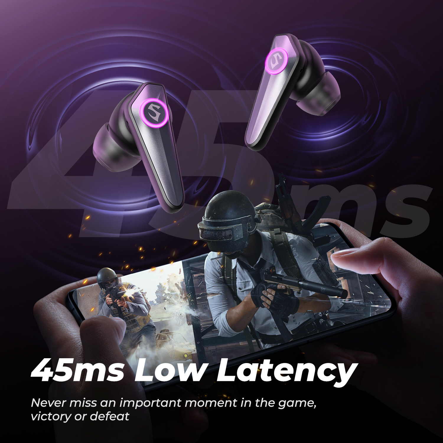 SoundPEATS CyberGear Gaming Earbuds