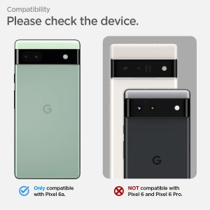 Google Pixel 6a Ultra Hybrid TPU + PC Case by Spigen - ACS04477 - Crystal Clear - Image 2