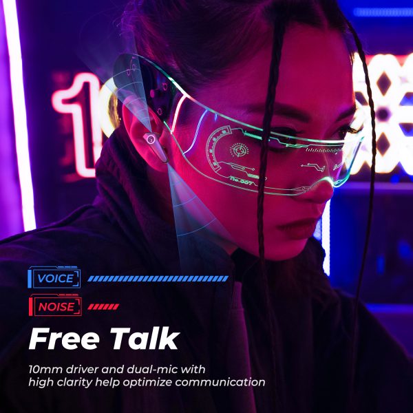 6 拷贝 SoundPEATS CyberGear Gaming True Wireless Earphone with Bluetooth 5.3, Ultra Low Latency 45ms, RGB Light Strip & Dual Mic Noise Cancellation – AMT - Black - Image 5