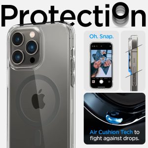Apple iPhone 14 Pro Max Ultra Hybrid MagFit MagSafe Enabled Case by Spigen - ACS04826 - Graphite - Image 2