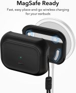 AirPods Pro 2 (2022) Orbit Hybrid Case by ESR Magsafe Ready -  Black - Image 2