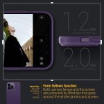 iPhone 14 Pro NanoPop Mag Dual tone Liquid Silicone Case by Caseology Magsafe Enabled - Grape Purple - ACS05016 - Image 2