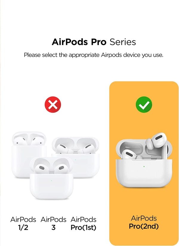 61KnUM+pHYL._AC_SL1500_ AirPods Pro 2022 Modern Case by VRS Design - White - Image 2