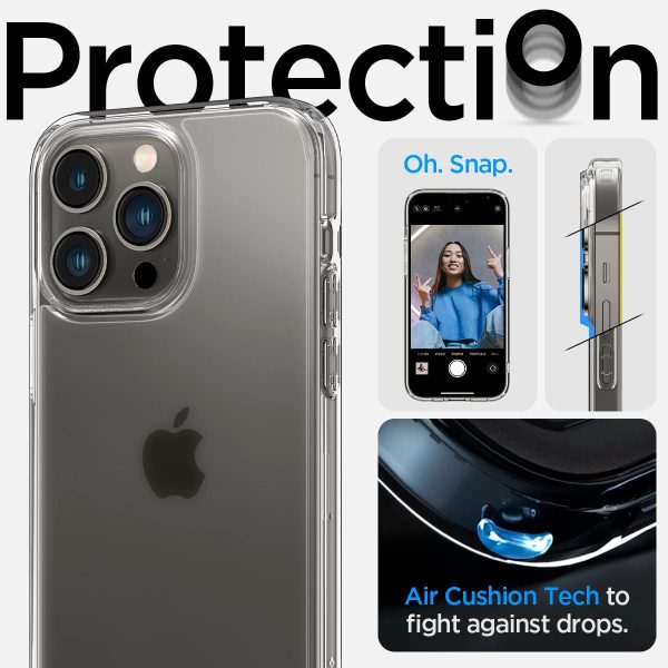 61KynP-IQYL._AC_SL1200_ Apple iPhone 14 Pro Max Ultra Hybrid TPU + PC Case by Spigen - ACS04823 - Frost Clear - Image 3