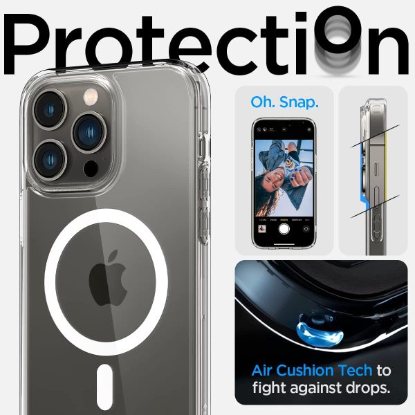 Apple iPhone 14 Pro Max Ultra Hybrid MagFit MagSafe Enabled Case by Spigen - ACS04825 - White - Image 4