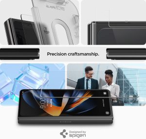 Galaxy Z Fold 4 Tempered Glass Screen Protector - GlasTR EZ FIT - 1 Pack - AGL05322 - Clear - Image 5
