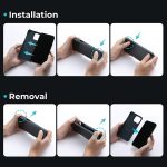 iPhone 14 Pro Max MagEZ Case 3 MagSafe Compatible Carbon Fiber Magnetic Case by PITAKA - Black / Blue Twill 1500D - Image 2