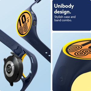 Galaxy Watch 5 / Galaxy Watch 4 Band & Case for 44 mm Nanopop by Caseology - ACS05135 - Blueberry Navy - Image 3