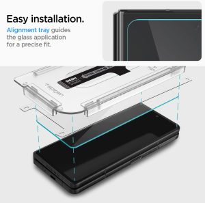 Galaxy Z Fold 4 Tempered Glass Screen Protector - GlasTR EZ FIT - 1 Pack - AGL05322 - Clear - Image 6