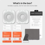 Galaxy Watch 5 Pro Glass Protector EZ Fit by Spigen - AGL05346 - Clear - 2 PACK - Image 3