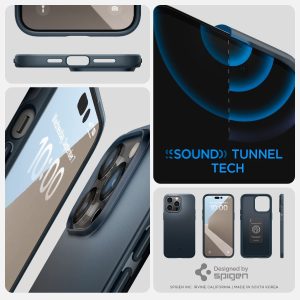 Apple iPhone 14 Pro Max Thin Fit Slim Case by Spigen - ACS04768 - Metal Slate - Image 4