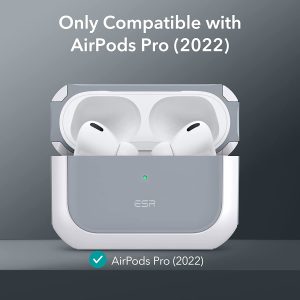 AirPods Pro 2 (2022) Orbit Hybrid Case by ESR Magsafe Ready -  White - Image 3