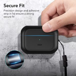 AirPods Pro 2 (2022) Orbit Hybrid Case by ESR Magsafe Ready -  Black - Image 9