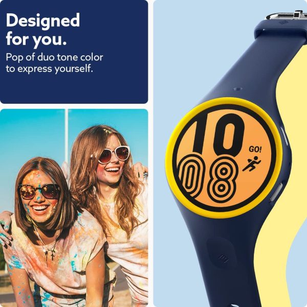 710FgrGEfcL._AC_SL1080_ Galaxy Watch 5 / Galaxy Watch 4 Band & Case for 44 mm Nanopop by Caseology - ACS05135 - Blueberry Navy - Image 5